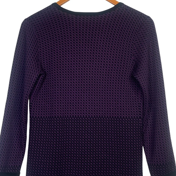 Pendleton XS Purple & Black Single Button Cardigan - Picture 7 of 9